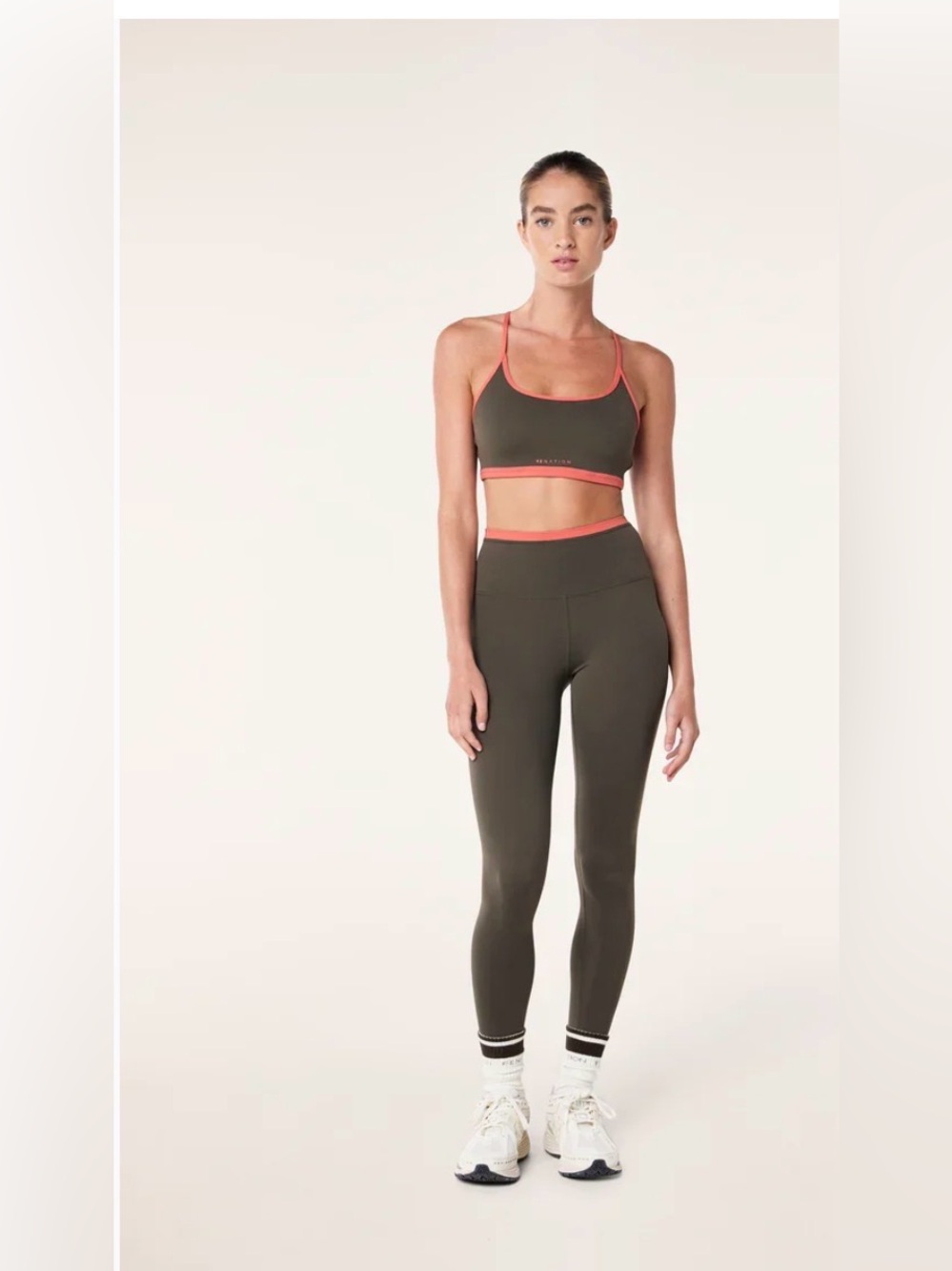 P. E Nation Sports Bra and Legging Set